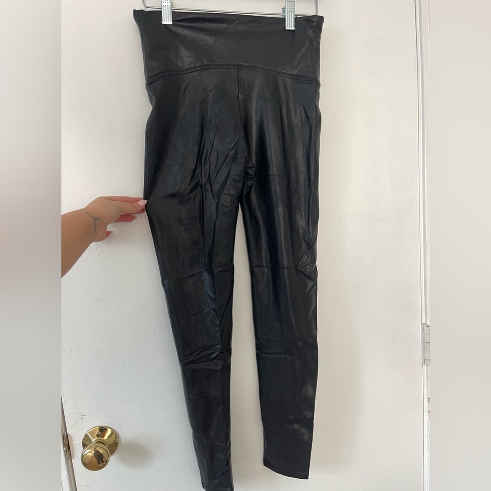 Spanx Black “Leather” Leggings